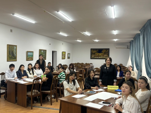 Зухра Абибуллақызы &laquo;Психикалық қасиет - мінез&raquo; тақырыбында ашық сабақ өтті